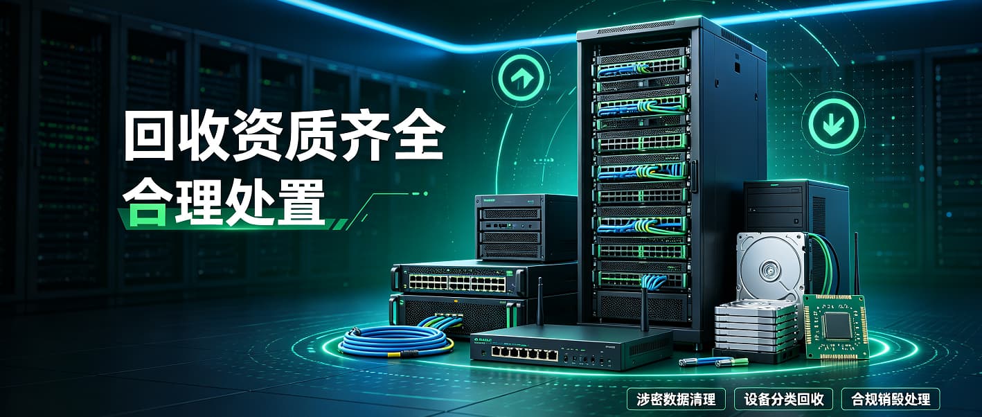 企业机房服务器交换机通讯设备回收